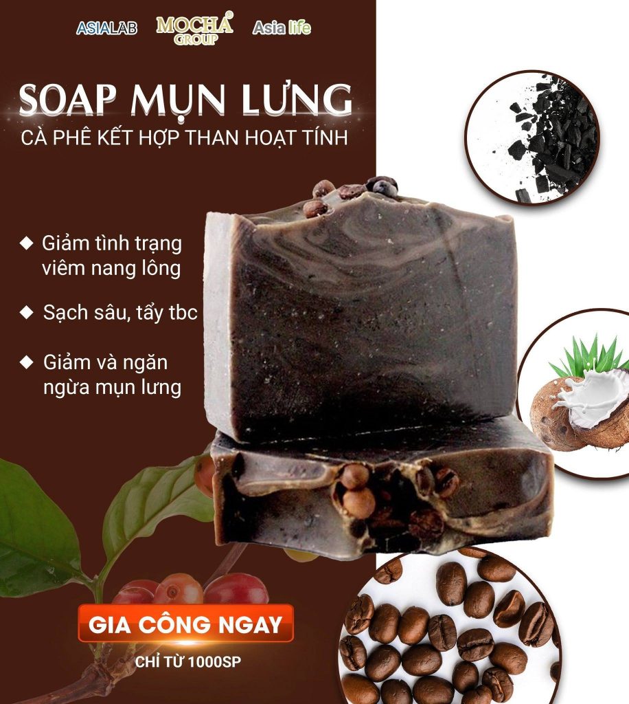 Soap mụn lưng tại Asialab