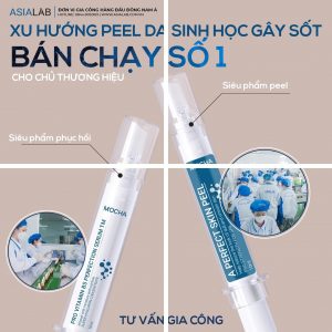 Các thành phần chính có trong công thức gia công peel da mặt