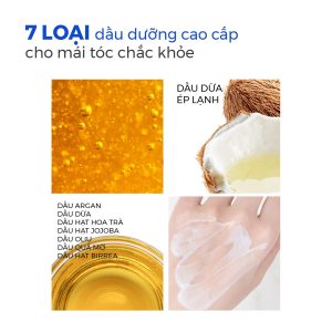 Một số thành phần thiên nhiên có trong công thức bộ gội xả phục hồi