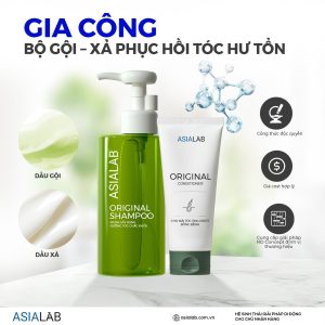 Gia công bộ gội xả phục hồi tóc hư tổn hệ combo luôn được ưu ái